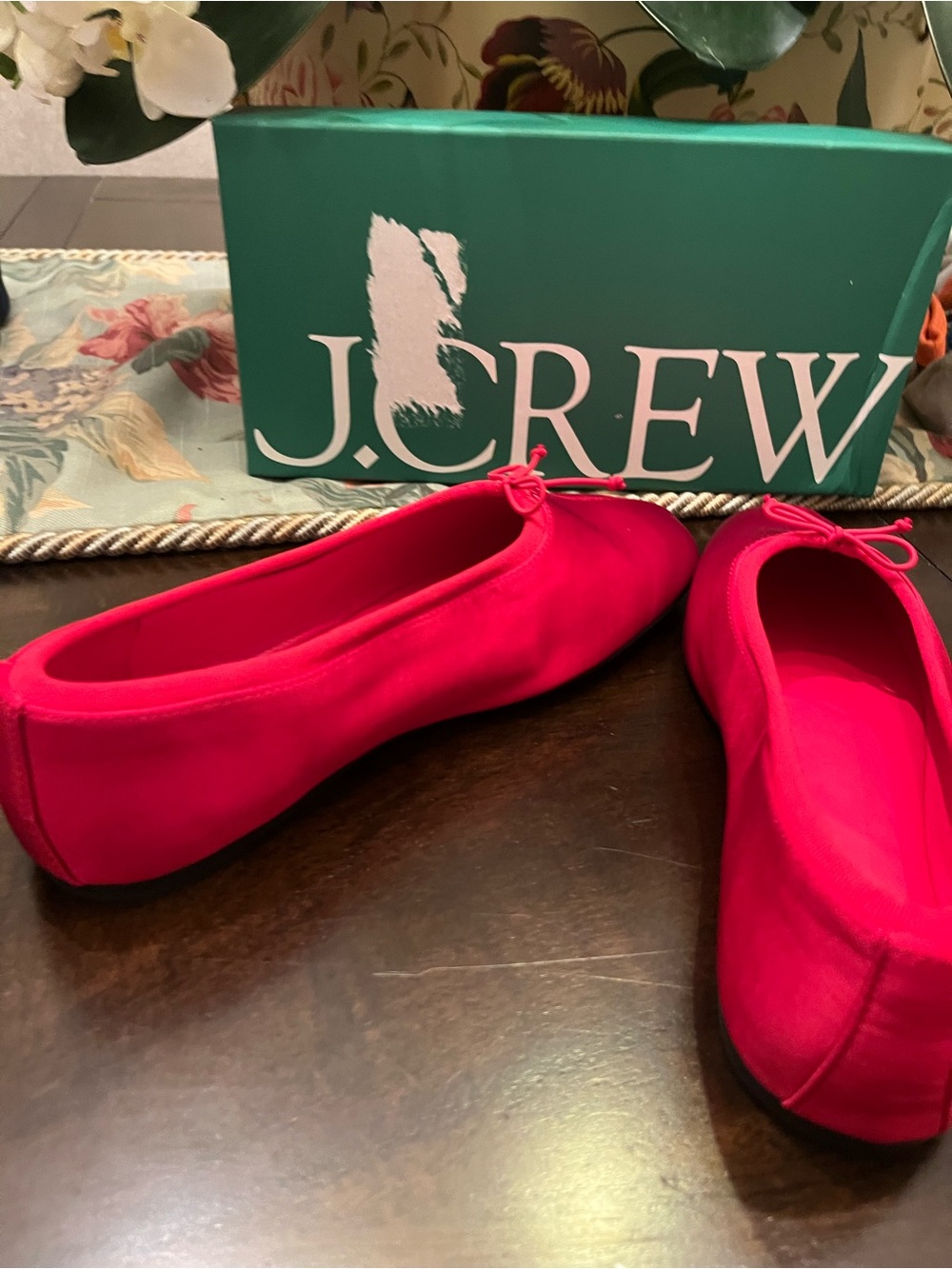 J Crew Scrunched Ballet in Satin CX004 - Picture 4 of 8